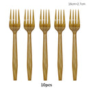 Kit Talheres Descartáveis Coloridos – Festa, Casamento e Chá de Bebê