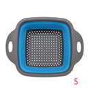 Dobre, use e surpreenda-se: o escorredor de silicone que economiza espaço, agiliza sua cozinha e deixa frutas, legumes e massas prontos em segundos