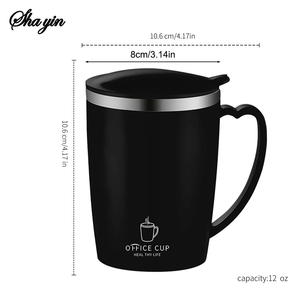 Caneca Térmica em Aço Inox 350ml – Mantém Bebidas Quentes e Frias