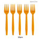 Kit Talheres Descartáveis Coloridos – Festa, Casamento e Chá de Bebê