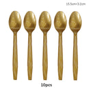 Kit Talheres Descartáveis Coloridos – Festa, Casamento e Chá de Bebê