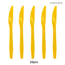 Kit Talheres Descartáveis Coloridos – Festa, Casamento e Chá de Bebê