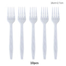 Kit Talheres Descartáveis Coloridos – Festa, Casamento e Chá de Bebê