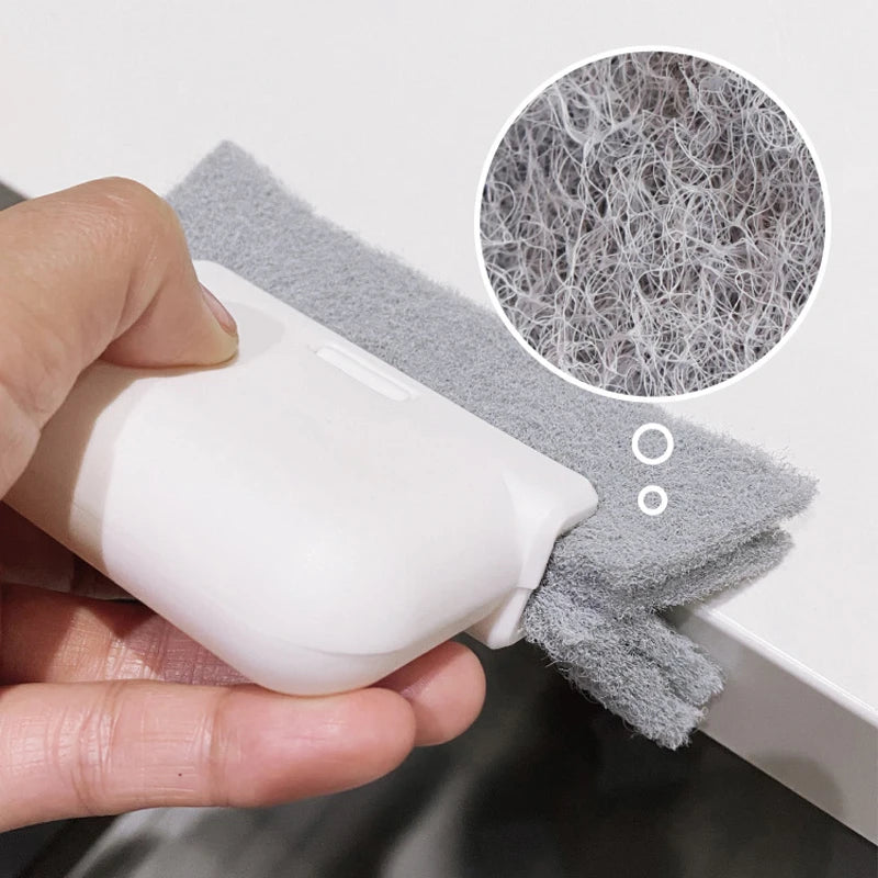 Escova de Limpeza para Cantos e Trilhos – Poder Máximo em Cada Detalhe Difícil