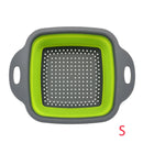 Dobre, use e surpreenda-se: o escorredor de silicone que economiza espaço, agiliza sua cozinha e deixa frutas, legumes e massas prontos em segundos