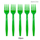 Kit Talheres Descartáveis Coloridos – Festa, Casamento e Chá de Bebê