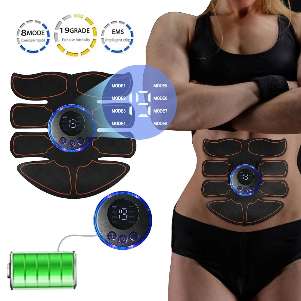 Estimulador Muscular Elétrico EMS – Fitness e Relaxamento