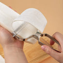 Descasque e fatie com zero esforço: o cortador de aço inox que deixa suas receitas prontas em segundos, com precisão profissional.