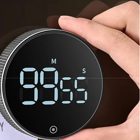 Timer Digital Magnético – Precisão e Praticidade Para Cozinhar, Estudar no Seu Dia a Dia
