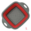 Dobre, use e surpreenda-se: o escorredor de silicone que economiza espaço, agiliza sua cozinha e deixa frutas, legumes e massas prontos em segundos