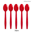 Kit Talheres Descartáveis Coloridos – Festa, Casamento e Chá de Bebê